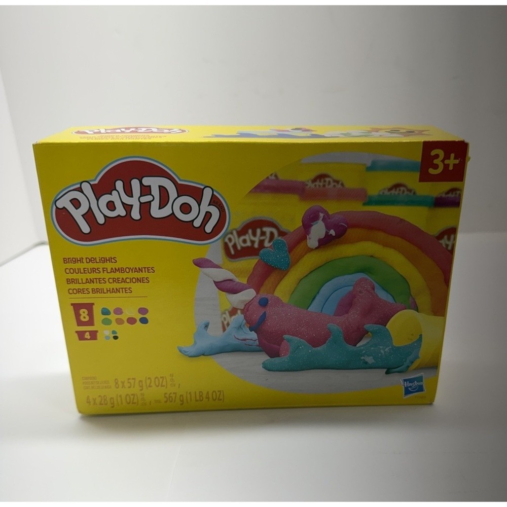 2024 Play-Doh Bright Delights 12-Pack of Modeling Compound NISP‎